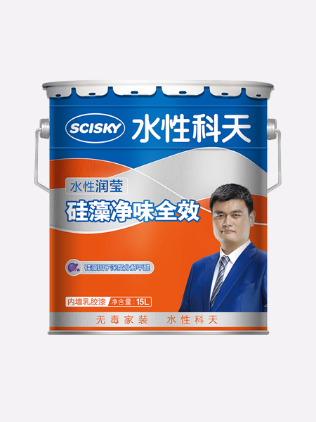 水性润莹硅藻净味全效内墙乳胶漆
